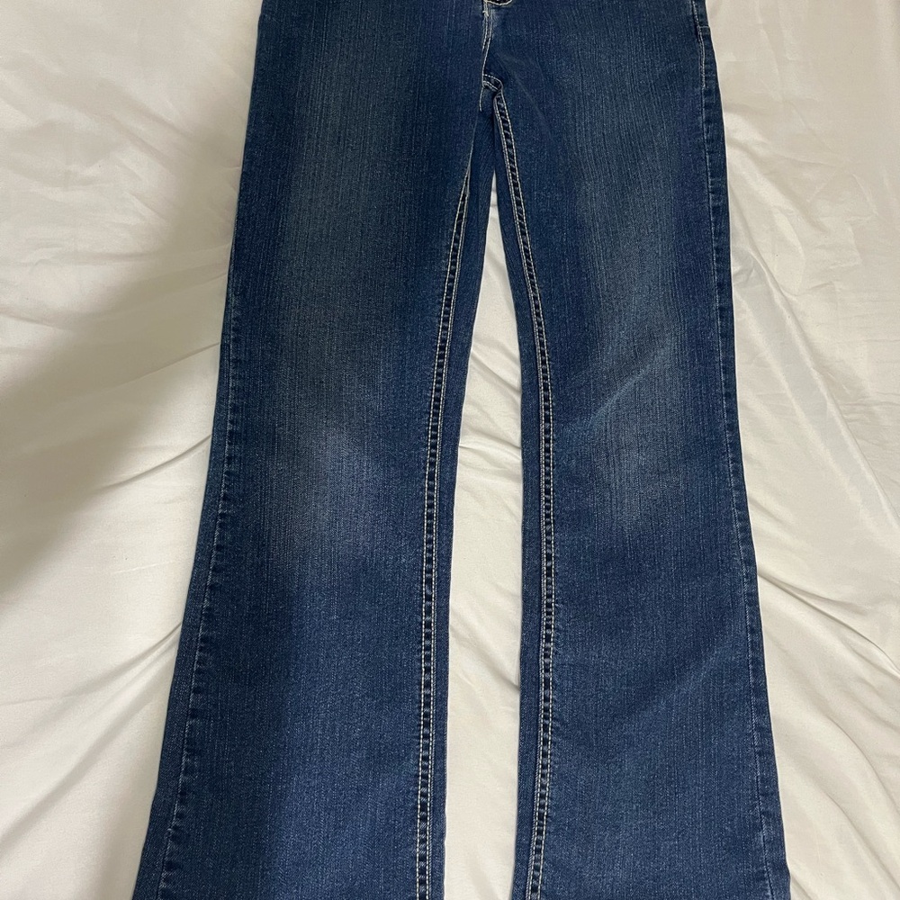 Wrangler Dark Blue Bootcut Jeans